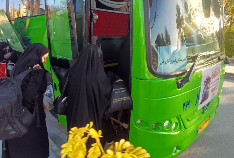 اعزام فرهنگیان شهرستان قیروکارزین به اردوی راهیان نور