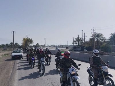 رژه موتوری و خودرویی به مناسبت آغاز دهه مبارک فجر انقلاب اسلامی در قیروکارزین