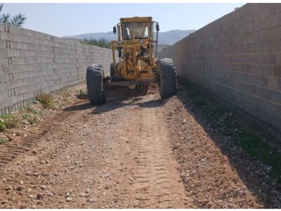 تسطیح  بازگشایی محور مواصلاتی روستای “شهر پیر” شهرستان قیروکارزین