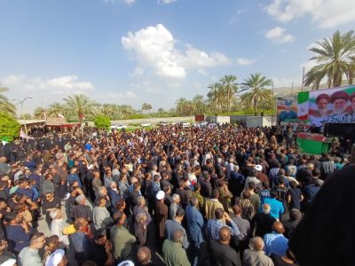 خروش تاریخی مردم قیروکارزین در تشییع پیکر مطهر شهید روستایی