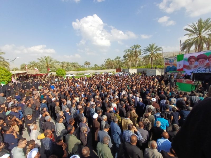 خروش تاریخی مردم قیروکارزین در تشییع پیکر مطهر شهید روستایی