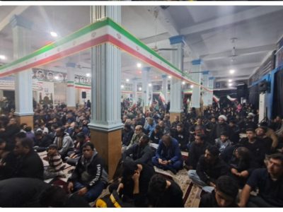 کارزین در سوگ امام امت؛ وداع باشکوه مردم با شهید امیرمحمد نریمان