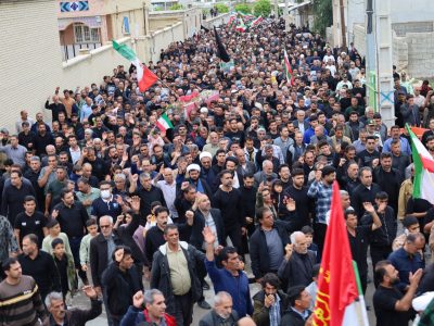 خروش مردمی در بدرقه‌ای تاریخی با شهیدان ضیایی و بازرگان