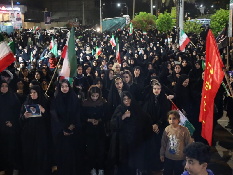 سی وششمین شب حضور مردم شهر قیر درمیدان