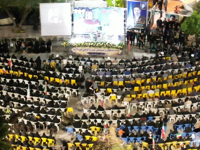 گزارش تصویری/ مراسم باشکوه چهلمین روز شهادت سردار ابولقاسم ایزدی در کارزین