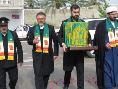 شکوه دلدادگی مردم قیروکارزین در سایه‌سار خورشید رضوی