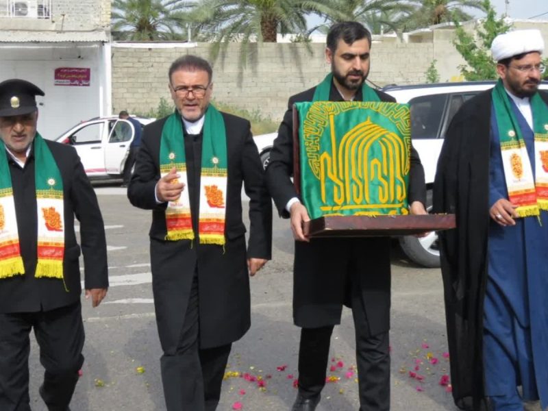 شکوه دلدادگی مردم قیروکارزین در سایه‌سار خورشید رضوی