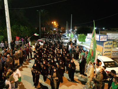 اجتماع بزرگ دختران جانفدای ایران در شهرستان قیروکارزین + تصاویر