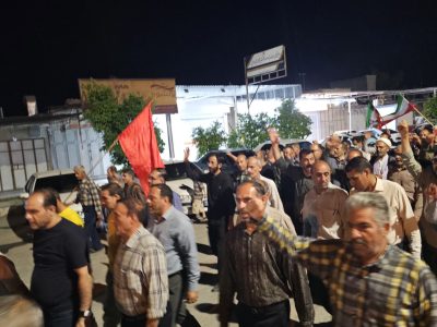 هفتاد و یکمین موج عملیات خیابان مدافعان ایران شهر قیر