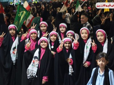 شب نود و پنجم؛ جشن غدیر در میدان شهدای قیر